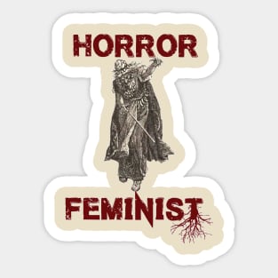 Horror Feminist Sticker